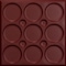 Ceilume Roman Circle 2ft x 2ft Merlot Ceiling Tile V1-ROMNCR-22MEO - alternate 1